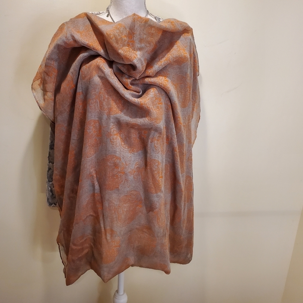 ORANGE pullover Infinity Scarf - Picture 5 of 6